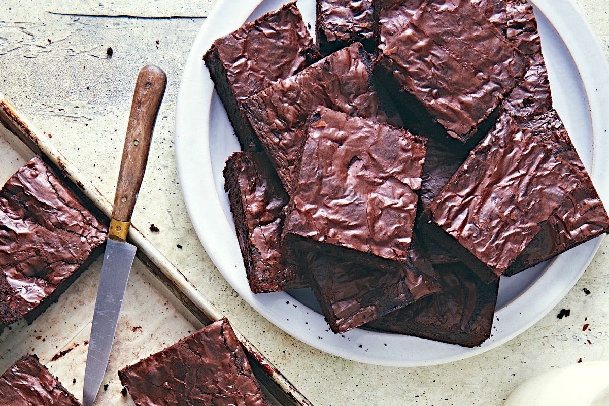 Our trick for truly chewy crackly brownies King Arthur Baking